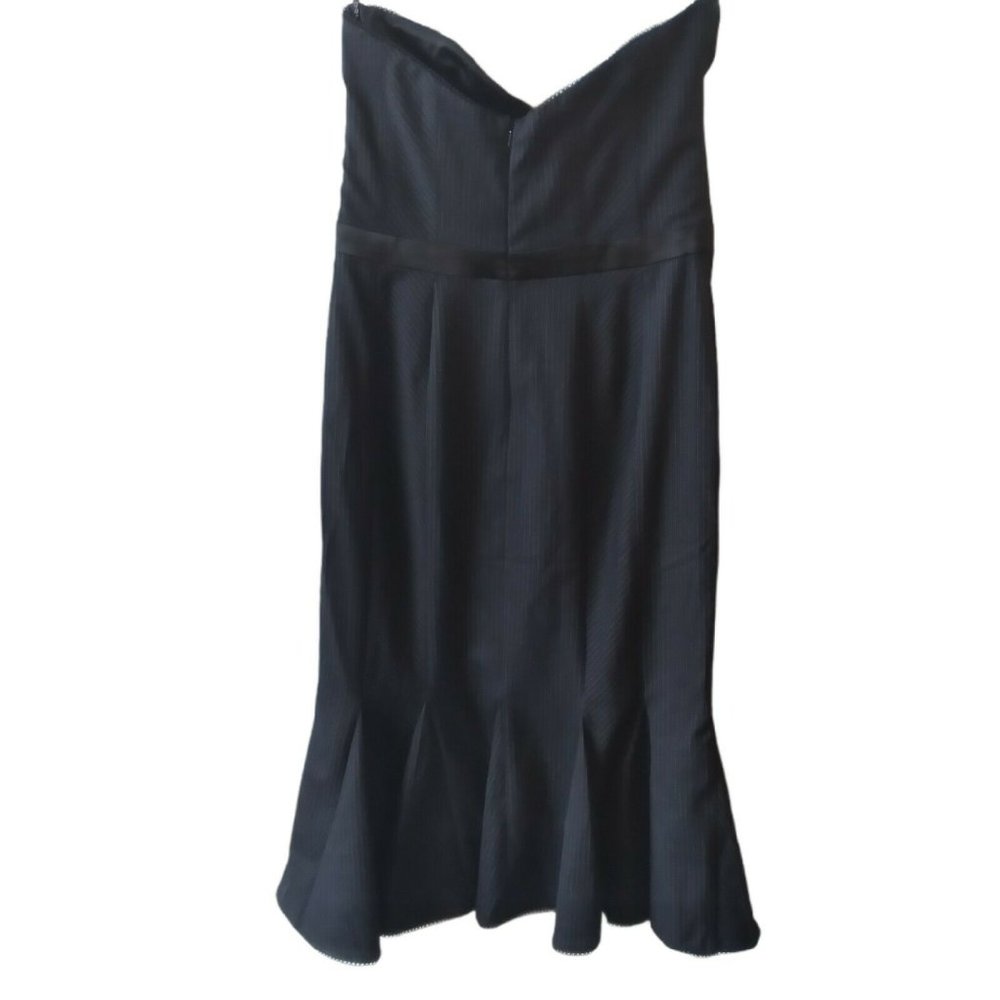 NWT bebe Black Bustier Corset Top Flare Dress Sz M - Picture 10 of 12